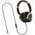 Nu Republic Starboy W Wired Headset (Gold, Black, On the Ear).