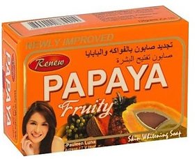 Renew skin whitening soap,with papaya fruity  (135 g)