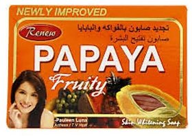 RENEW PAPAYA FRUITY SKIN WHITENNG SOAP  (135 g)