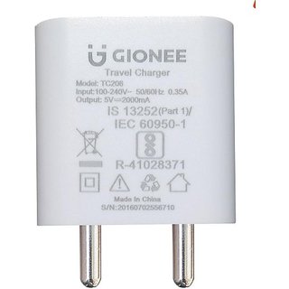 Gionee GNA98-5V2000 2 A Mobile Charger (White).
