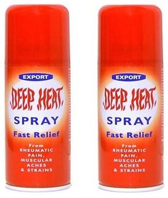 Deep Heat Pain Relief Spray #Imported  Pack oF 2  Spray  (150 ml)