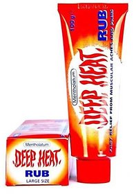 Deep Heat Mentholatum Rub Instant Pain  Aches Relief Gel #Imported Gel  (100 g)