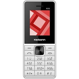 Karbonn KX3 (White & Grey)