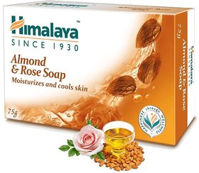 Himalaya Since 1930 Almond  Rose Moisturizes and Cools Skin Soap 75g