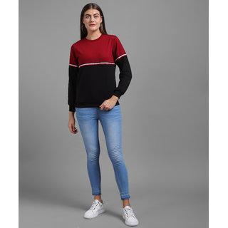 Vivient Red Black Mid Tape Pullover