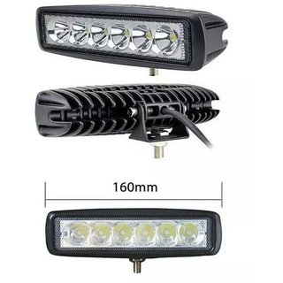 Generic 6 Led Sleek Bar Fog Light Drl For All Cars And Bikes Universal Fitting