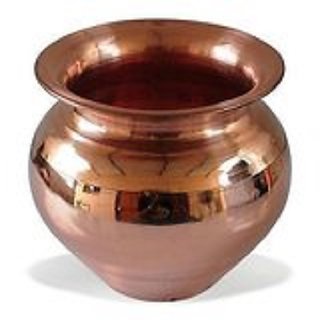 Pure Copper Pooja Lota (Kalash) for Pooja