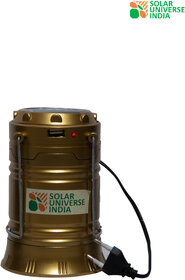 SUI Folding Led Solar Emergency Light Lantern, Usb Mobile Charging (Multicolor)