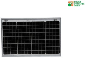 SUI Solar Panel 50 Watt - 12 Volt Mono Crystalline (Black)