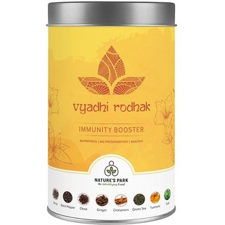Nature's Park Vyadhi Rodhak- Immunity Booster Health  Wellness Infusion Tea Can (180 g) USDA Certified