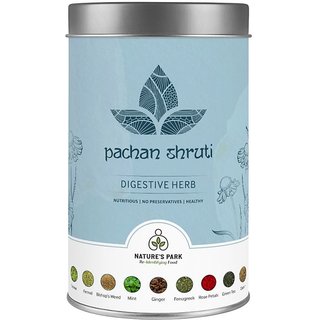 Nature's Park Pachan Shruti- Digestive Herb Health  Wellness Infusion Tea Can (100 g) USDA Certified