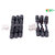 SUI Mc4 Connectors for Solar Panel (4 Pair, Black)