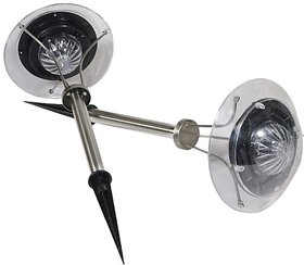 SUI Plastic Weatherproof Multi-led Garden Lamp With Changing Light, Inbuilt Battery  Solar Panel  (Multicolour, 1-watt)