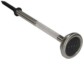 SUI Plastic Led Garden Light With Bubbles in the Center, Inbuilt Battery  Solar Panel  (Multicolour, 1-watt)