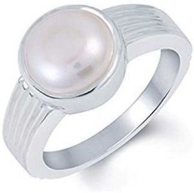 CEYLONMIE-Natural 3.00 Ratti Sterling Silver Pearl Stone A+Quilty Gemstone
