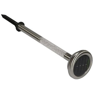 SUI Plastic Led Garden Light With Bubbles in the Center, Inbuilt Battery  Solar Panel  (Multicolour, 1-watt)