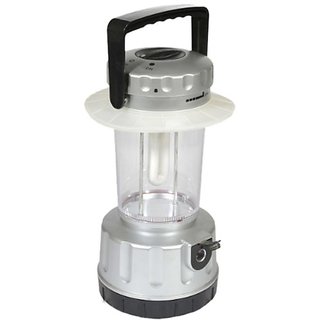 SUI Plastic CFL Lantern With 3 Way Charging (Multicolour, 7-watt)