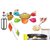 SNR Steel Vada Maker,Silicone Mini Oven Mitts Gloves,Silicon Brush  Spatula,2 in 1 Fry Tool Filter Spoon