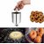 SNR Steel Vada Maker,Silicone Mini Oven Mitts Gloves,Silicon Brush  Spatula,2 in 1 Fry Tool Filter Spoon