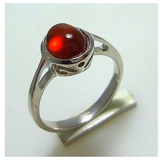 Hessonite Stone 2 Ratti Adjustable silver Ring for Men & Womenby CEYLONMINE