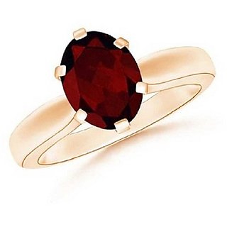 2 Ratti Hessonite Gold Plated Ring With Certified Astrological Stone by CEYLONMINE