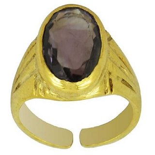 3.5 Carat Original  Certified Hessonite Gold Plated Ring by CEYLONMINE