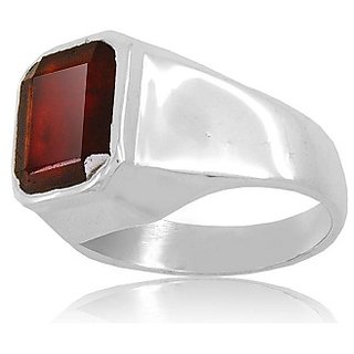 Hessonite Ring Stone 3.25 Ratti silver RING Natural Stone By CEYLONMINE