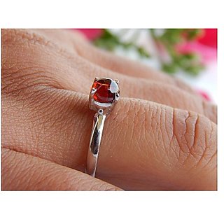 100% Real 3.25 Ratti Hessonite silver Ring for astrological purpose by CEYLONMINE