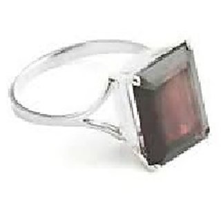 Hessonite Ring with 100% Original 4 Ratti Lab Certified Stone Silver Ring by CEYLONMINE