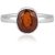 Natural & Unheated Stone 3.5 Ratti Hessonite silver Ring by CEYLONMINE