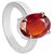 Hessonite Ring Natural Unheated Stone 3.25 Carat Silver Ring By CEYLONMINE