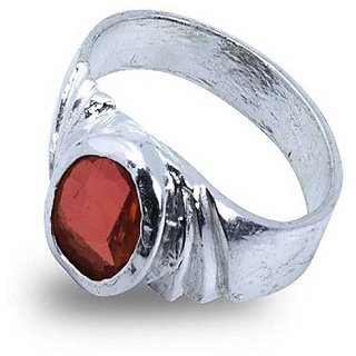 Hessonite Ring 5 Carat natural and Eligent Gemstone Silver Ring by CEYLONMINE