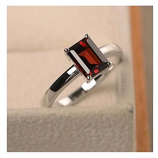 100 Original Certified Stone 7 Carat Hessonite silver Ring By CEYLONMINE