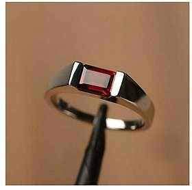 Natural Certified Hessonite 10.5 Carat Adjustable silver Ringby CEYLONMINE