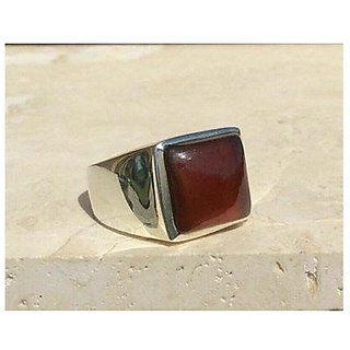 Natural Hessonite silver Ring 11.5 carat By CEYLONMINE
