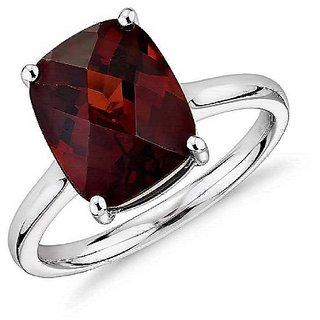 Hessonite Astrological Stone 8.5 Ratti Certified silver Ring by CEYLONMINE