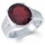 Original Natural Certified Hessonite 9.25 Carat Adjustable Silver Ringby CEYLONMINE