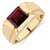 Hessonite Astrological Stone 9.5 Ratti Certified Gold Plated Ring by CEYLONMINE