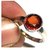 100% Real 9.25 Ratti Hessonite Gold Plated Ring by CEYLONMINE