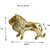 Brass Statue of Lion Showpiece House Warming Metal Sculpture Home Dcorative Gifts Item