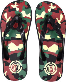 Camo Print Thong Strap Flip Flops  Slippers F88
