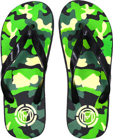 Camo Print Green Thong Strap Flip Flops  Slippers F89