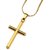 CEYLONMINE-Jesus Cross Pendant Gold pendant without chain For unisex
