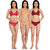 Stylish Non-padded Lingerie Sets for Women  Girls Pack of 3