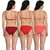 Combo Pack of 3 Cotton Non-Padded Lingerie Sets for Women  Girls