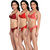 Combo Pack of 3 Cotton Non-Padded Lingerie Sets for Women  Girls