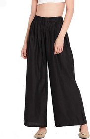 Siddi Creation woman casual daily wear plazzo ( black)