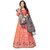 Indian Heritage Leheriya Banarasi Silk Semi-stitched Lehenga Choli