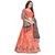 Indian Heritage Leheriya Banarasi Silk Semi-stitched Lehenga Choli