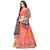 Indian Heritage Leheriya Banarasi Silk Semi-stitched Lehenga Choli